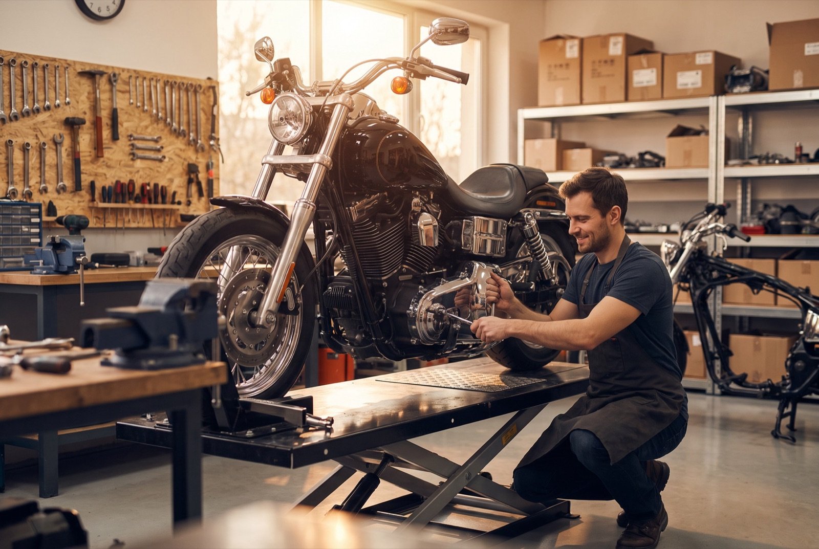 Motorradwerkstatt: Service und Umbau